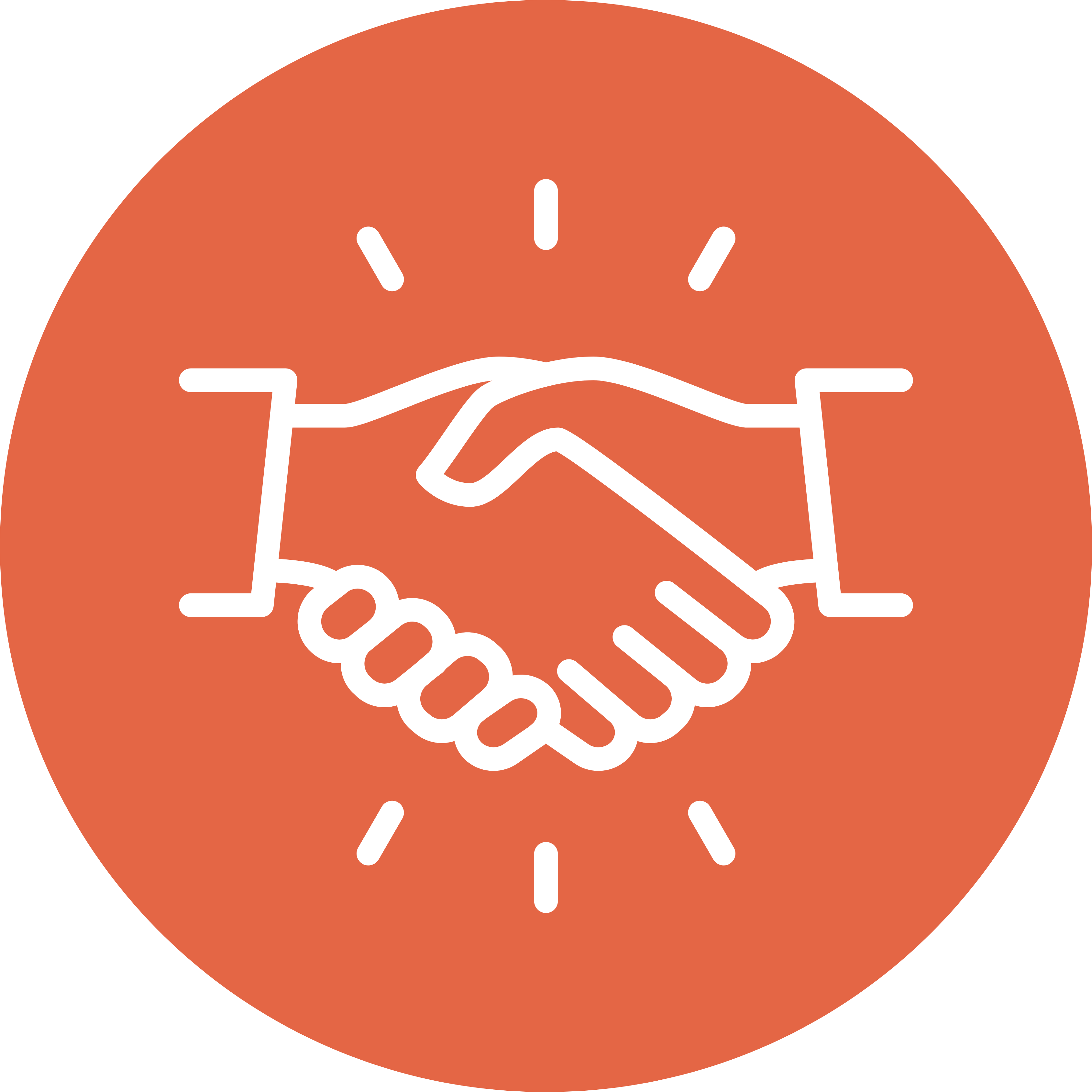 Icone de um aperto de mãos